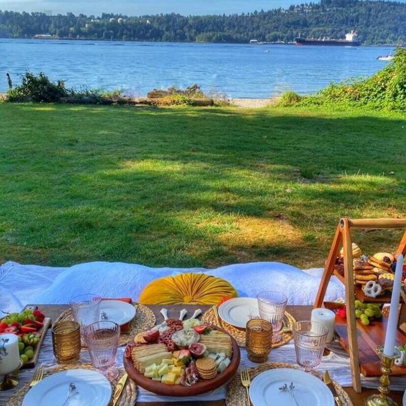Enjoy a picnic and the beautiful view at Cates Park in Deep Cove in North Vancouver.