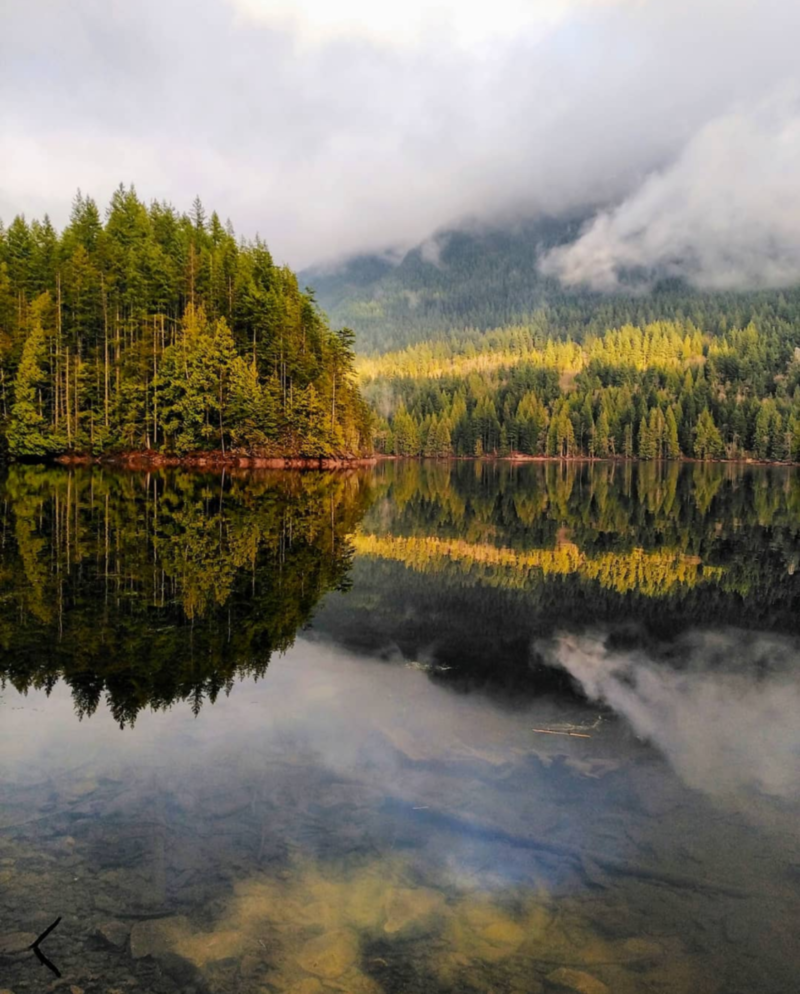 Port Moody is surrounded by beautiful lakes such as Buntzen Lake. Photo credit: @martinssilviaferreira on Instagram