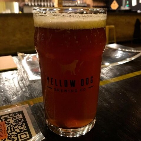 Long day? Yellow Dog Brewing is the perfect place to grab a beer after work. Photo credit: @bccraftbeerguy on Instagram