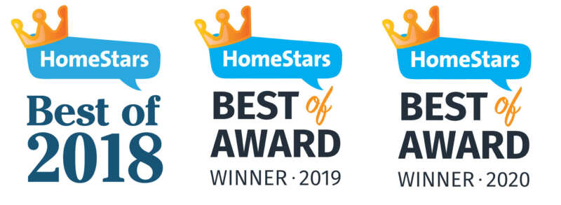 Your reviews help us win amazing awards like Best of HomeStars!